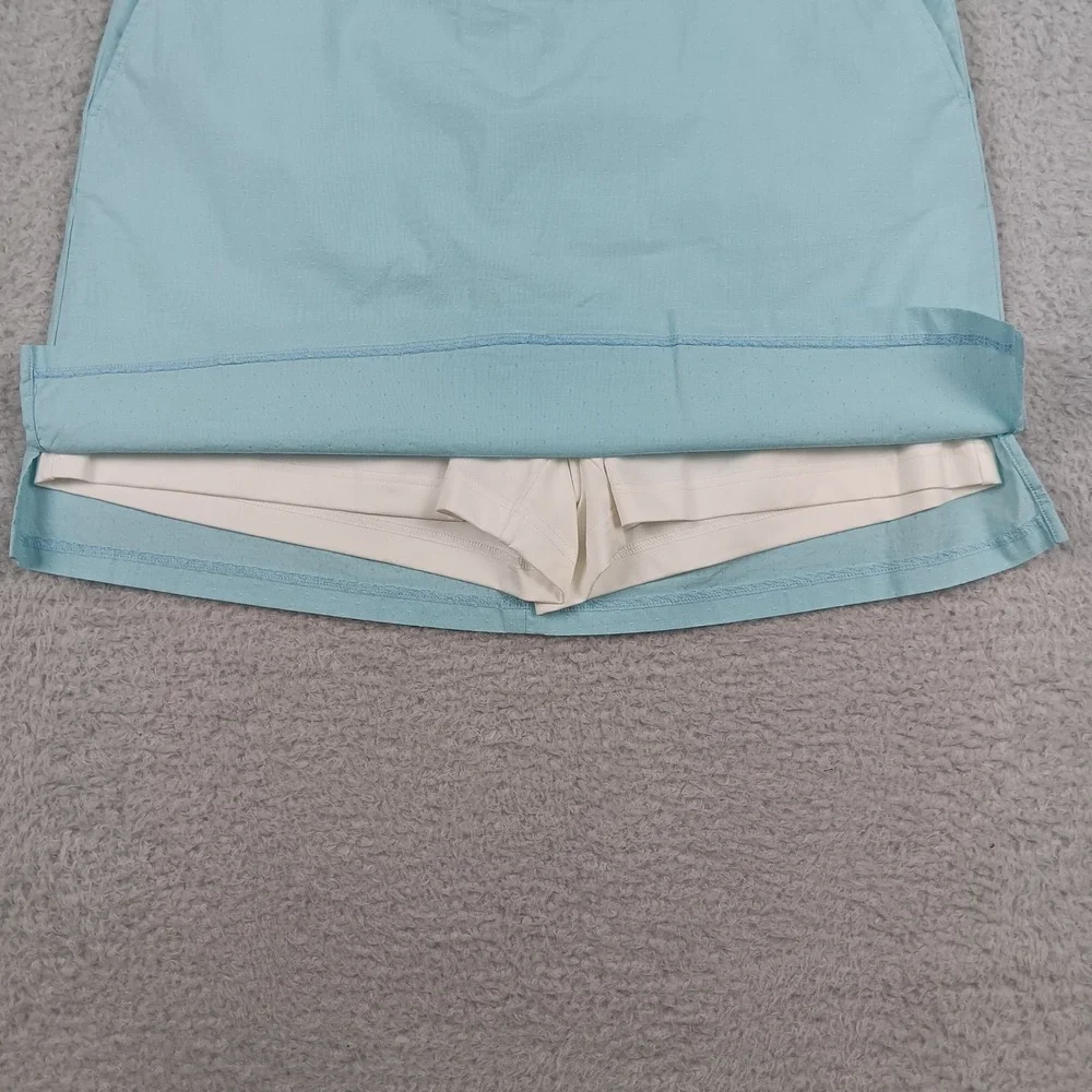 Lady Hagen Skort Essentials Womens 14 Blue Textured Dobby Dot RN104141